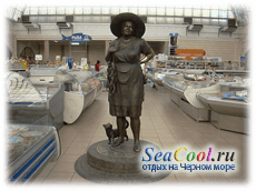 Фото Памятник Рыбачке Соне в Одессе
