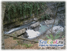 Фото Ореховского водопада, Сочи