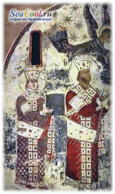 Царь Георгий и царица Тамара, Вардзия